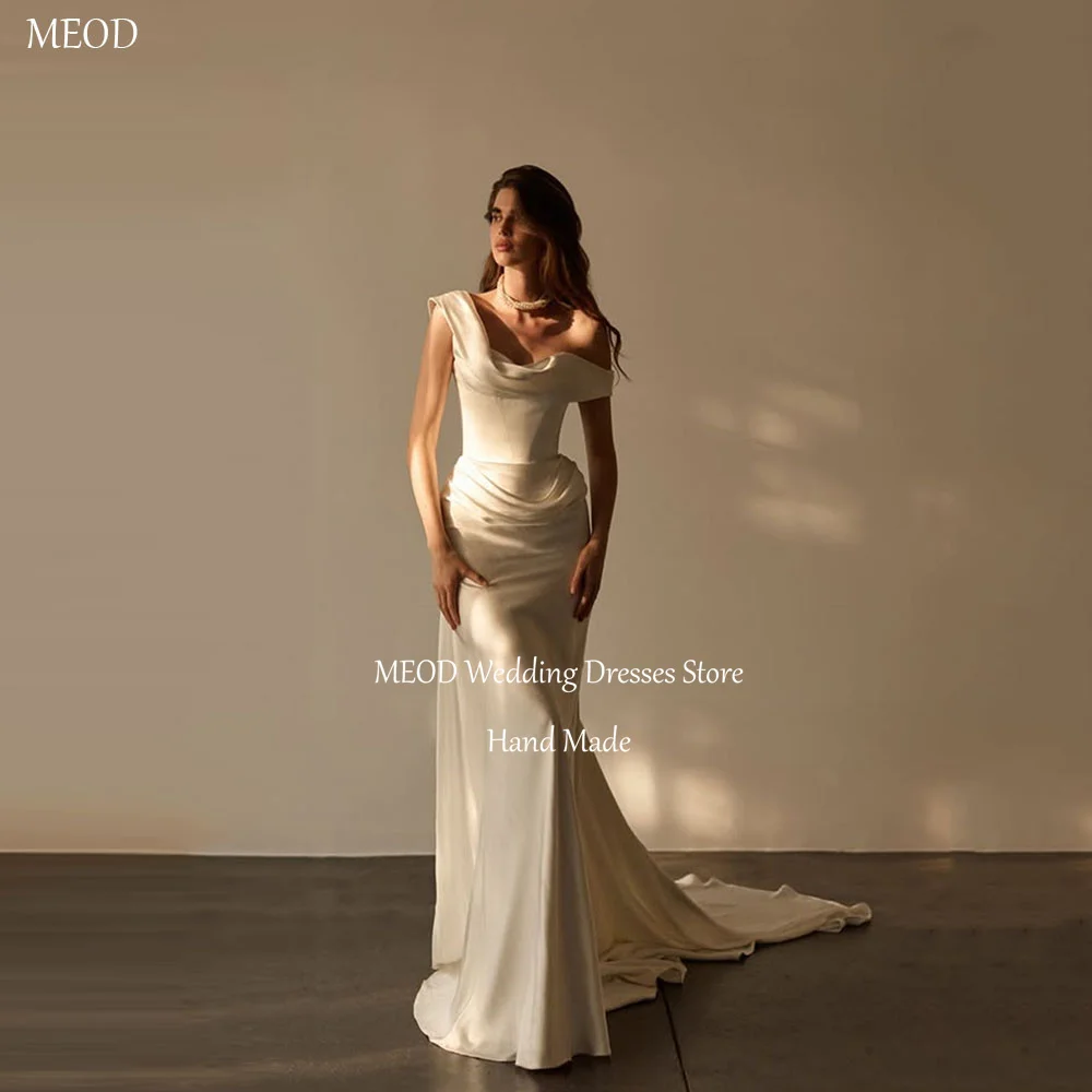 MEOD Satin Elegant Weeding Dresses Bride Scoop Mermaid Bakless Vestidos De Novia Long Train Formal Dresses For Women Customized
MEOD Satin Elegant Weeding Dresses Bride Scoop Mermaid Bakless Vestidos De Novia Long Train Formal Dresses For Women Customized