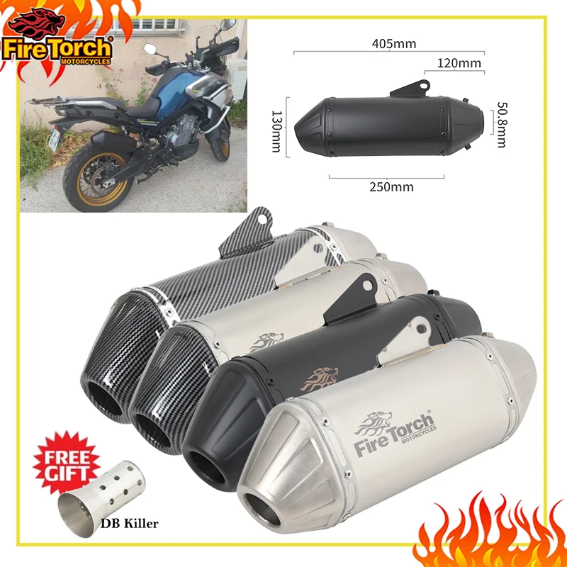 Universal 38-51mm Motorcycle Exhaust Pipe Escape For MT07 KTM 790 890R 800MT R6 ER6N MT09 800NK CF675SR NC700 Muffler DB Killer
Universal 38-51mm Motorcycle Exhaust Pipe Escape For MT07 KTM 790 890R 800MT R6 ER6N MT09 800NK CF675SR NC700 Muffler DB Killer