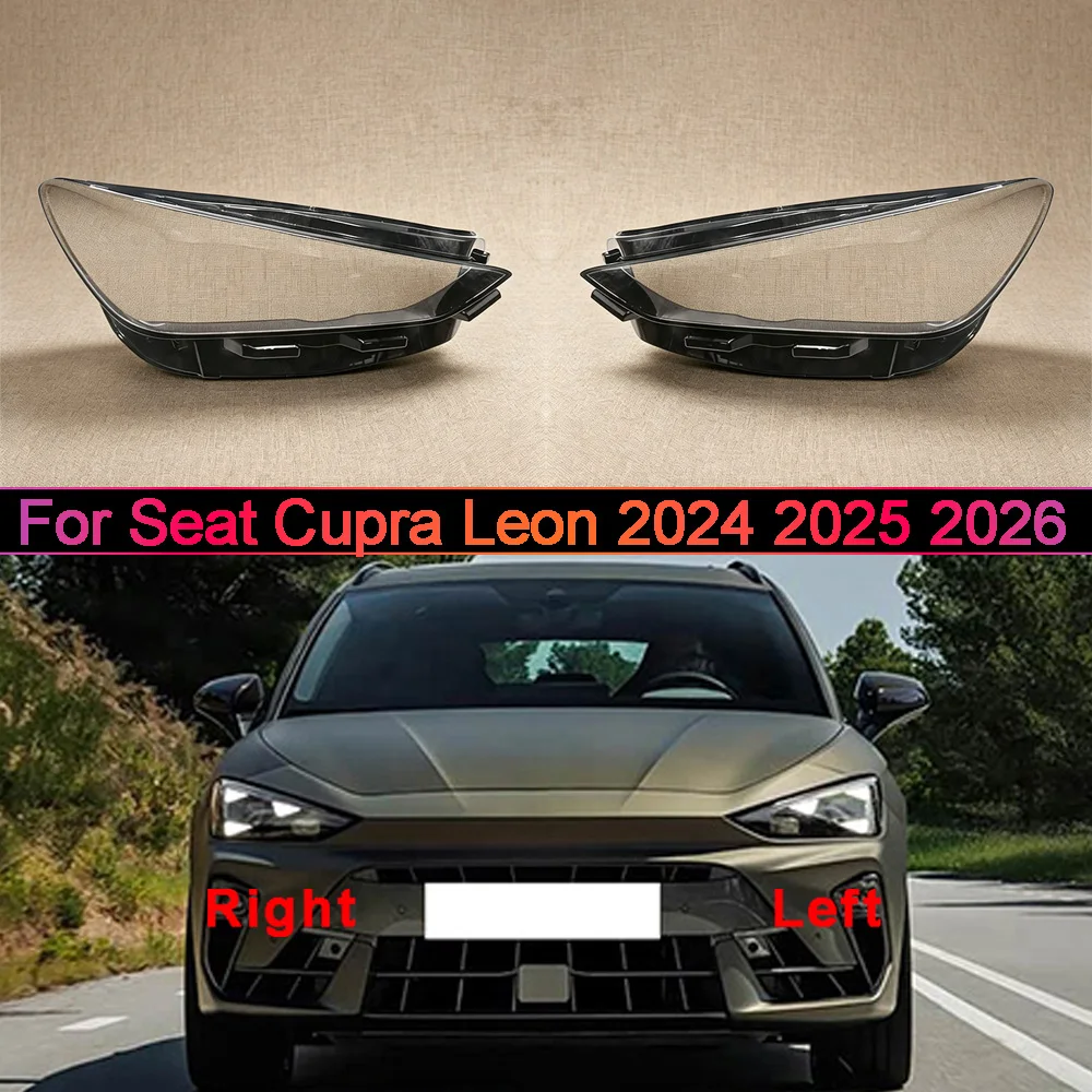 Car Front Headlight Cover Headlamp Lampshade Lampcover Head Lamp light Covers Lens Shell Caps For Seat Cupra Leon 2024 2025 2026
Car Front Headlight Cover Headlamp Lampshade Lampcover Head Lamp light Covers Lens Shell Caps For Seat Cupra Leon 2024 2025 2026