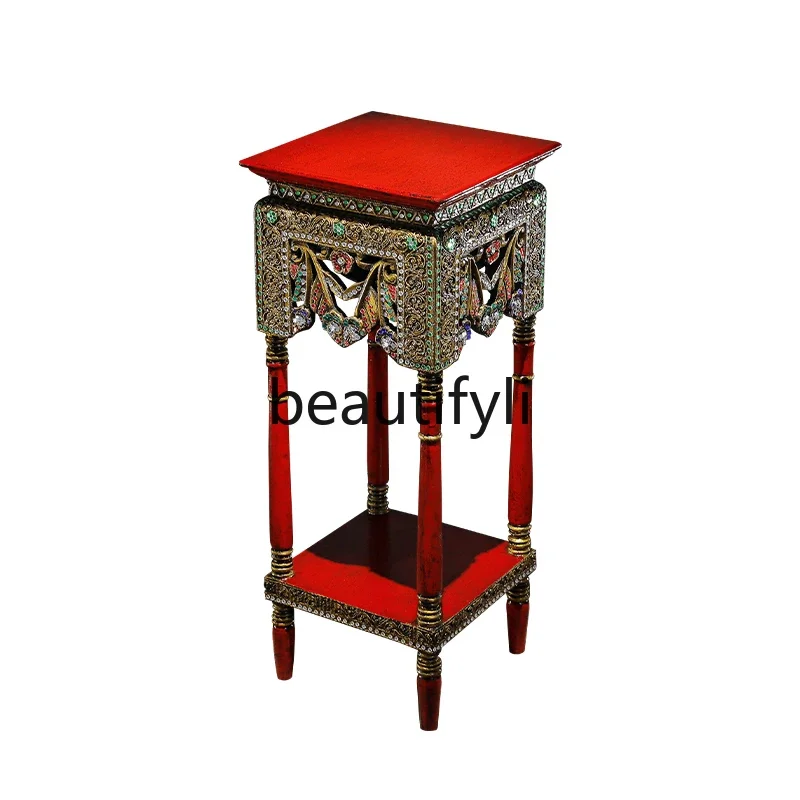 Solid wood flower stand South East Asia storage flower pot stand, new Chinese art floor flower table
Solid wood flower stand South East Asia storage flower pot stand, new Chinese art floor flower table