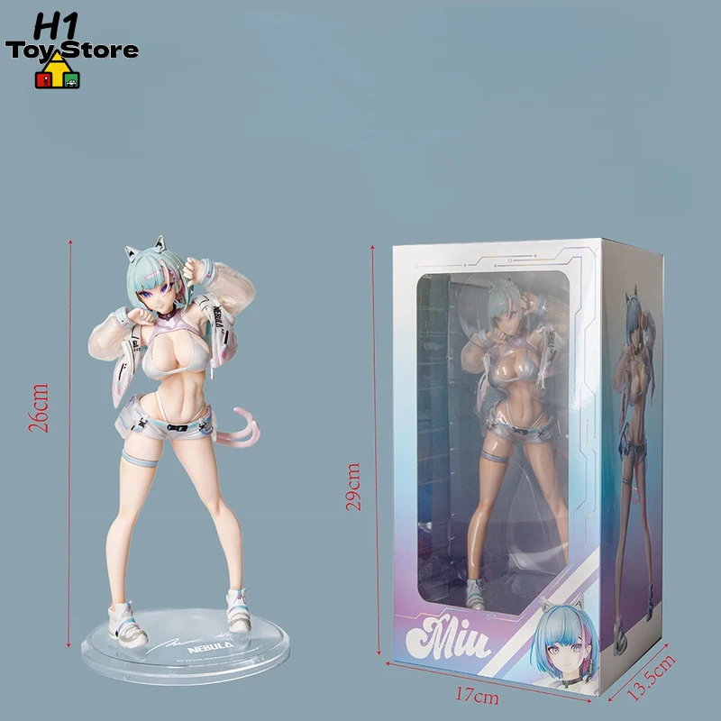 Фигурка аниме-девушки-кошки NEBULA Near Future, статуэтка из ПВХ, модель с кошачьими ушками, декор для рабочего стола, для коллекционеров аниме и фанатов отаку
Фигурка аниме-девушки-кошки NEBULA Near Future, статуэтка из ПВХ, модель с кошачьими ушками, декор для рабочего стола, для коллекционеров аниме и фанатов отаку