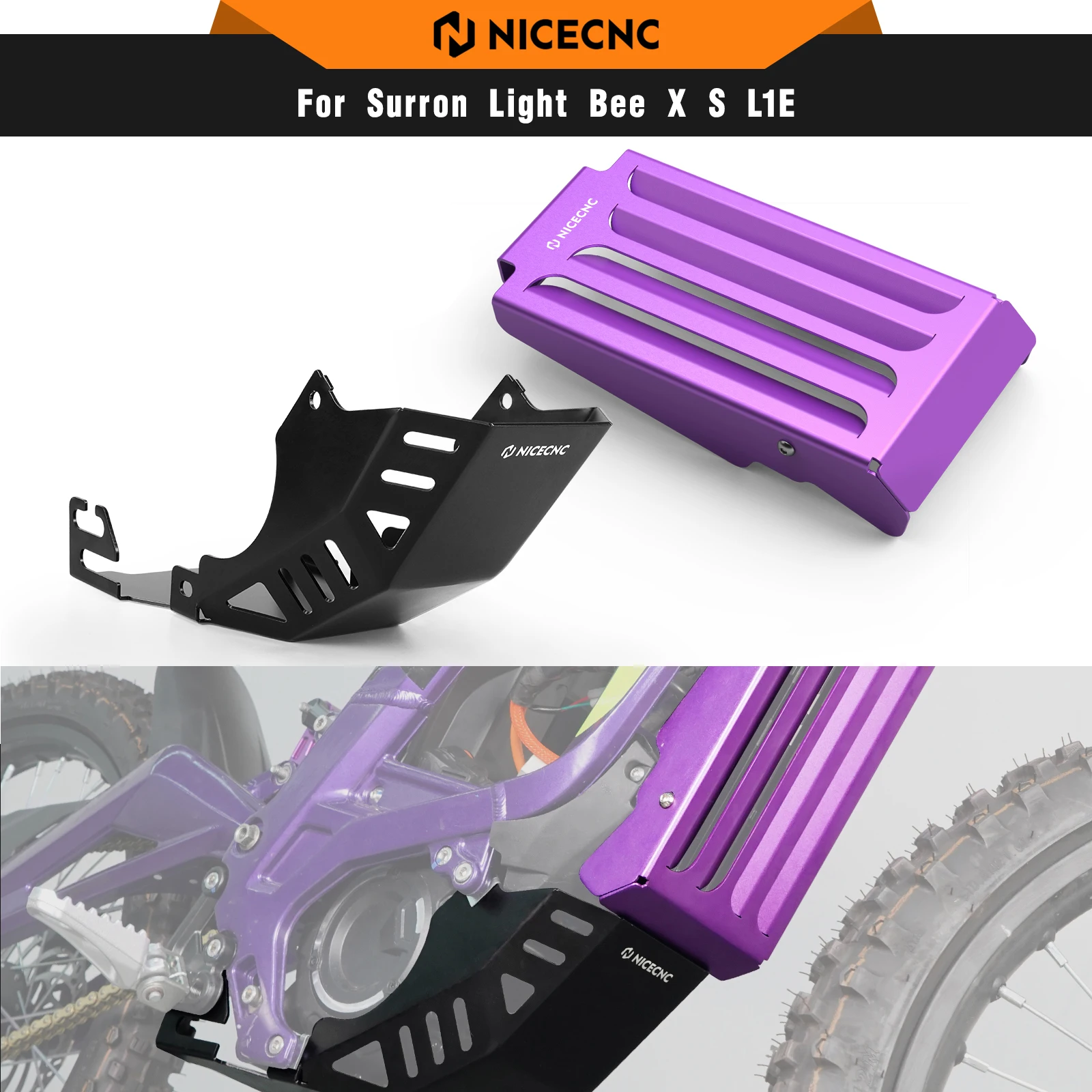 NICECNC For Surron Light Bee X S L1E 2017-2025 Electric Dirt Bike Controller Cover & Engine Chassis Guard For Segway X160 X260
NICECNC For Surron Light Bee X S L1E 2017-2025 Electric Dirt Bike Controller Cover & Engine Chassis Guard For Segway X160 X260