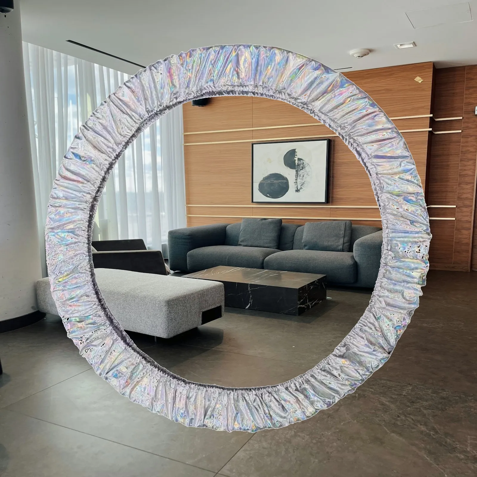 Polyester Gymnastic Ring Cover Scratch Resistant Protective Case for Rhythmic Hoop Dance Exercise Equipment
Polyester Gymnastic Ring Cover Scratch Resistant Protective Case for Rhythmic Hoop Dance Exercise Equipment