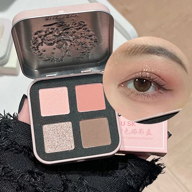 Small Iron Box Lady Rabbit 4-color Eye Shadow Plate Lasting Moisturizing Makeup Eyeshadow Matte Velvet Eye Korean Cosmetics
Small Iron Box Lady Rabbit 4-color Eye Shadow Plate Lasting Moisturizing Makeup Eyeshadow Matte Velvet Eye Korean Cosmetics