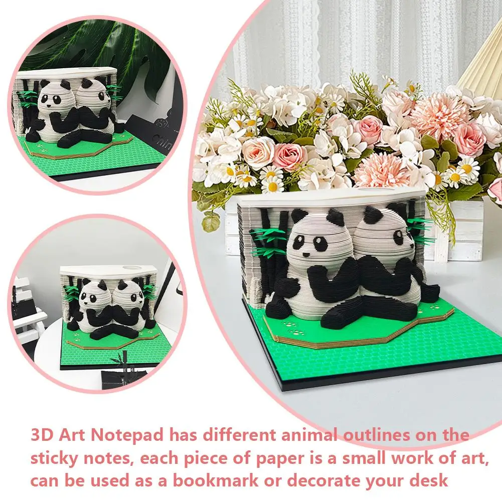 3D Calendar 2025 Time Piece Calendar Twin Panda 3D Note Pad Office Supplies Desktop Decoration Birthday Gift For Friend M3H6
3D Calendar 2025 Time Piece Calendar Twin Panda 3D Note Pad Office Supplies Desktop Decoration Birthday Gift For Friend M3H6