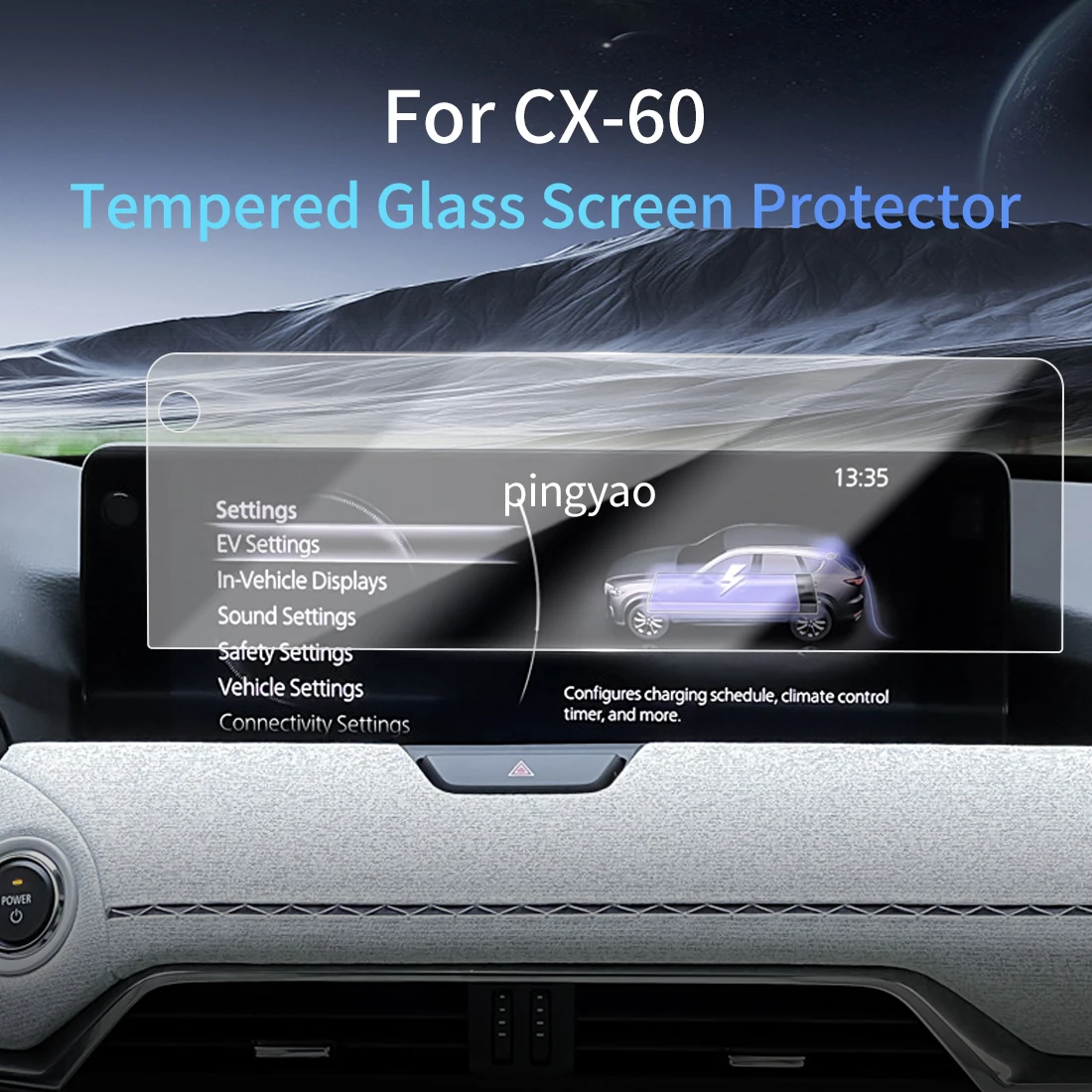 Car Sticker Screen Protector Navigation Display Tempered Glass Protective Film Car Accessories Vehicle For24 MAZDA CX-60
Car Sticker Screen Protector Navigation Display Tempered Glass Protective Film Car Accessories Vehicle For24 MAZDA CX-60
