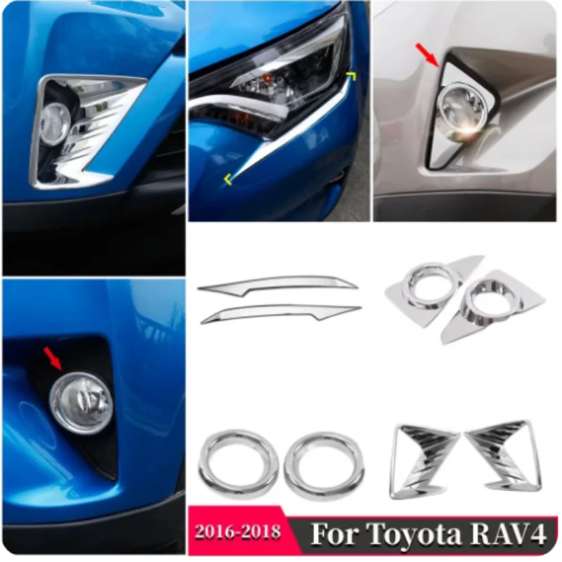 ABS Chrome Exterior Accessories For Toyota RAV4 RAV 4 2016 2017 2018 Front Bumper Fog Lamp Light Frame Headlights Cover Trim Kit
ABS Chrome Exterior Accessories For Toyota RAV4 RAV 4 2016 2017 2018 Front Bumper Fog Lamp Light Frame Headlights Cover Trim Kit
