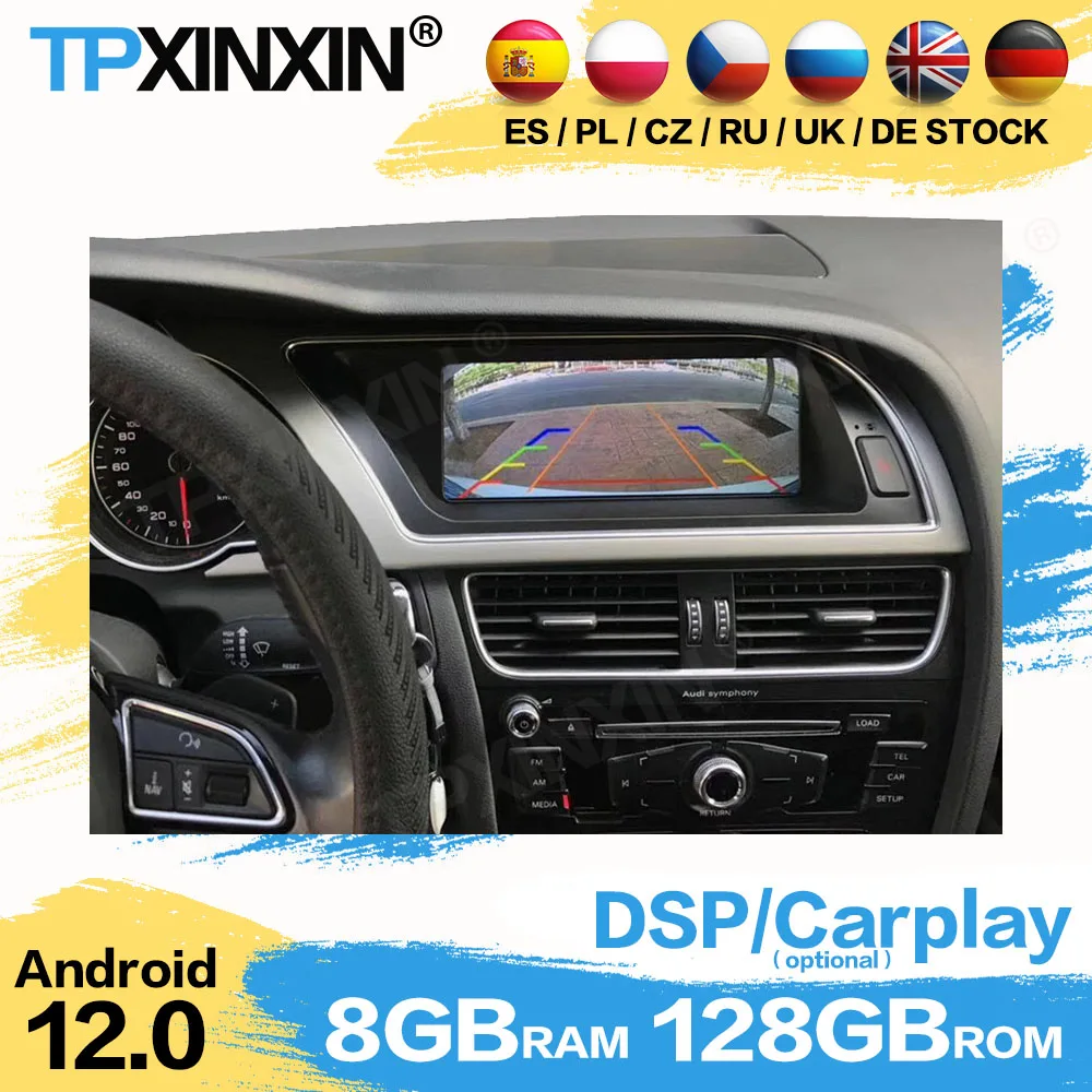 8 + 128G Автомобильный стереоприемник Android 10 для Audi A5 2009 2010 2011 2012 2013 2014 2015 2016 BT GPS аудио автомобильный навигатор
8 + 128G Автомобильный стереоприемник Android 10 для Audi A5 2009 2010 2011 2012 2013 2014 2015 2016 BT GPS аудио автомобильный навигатор