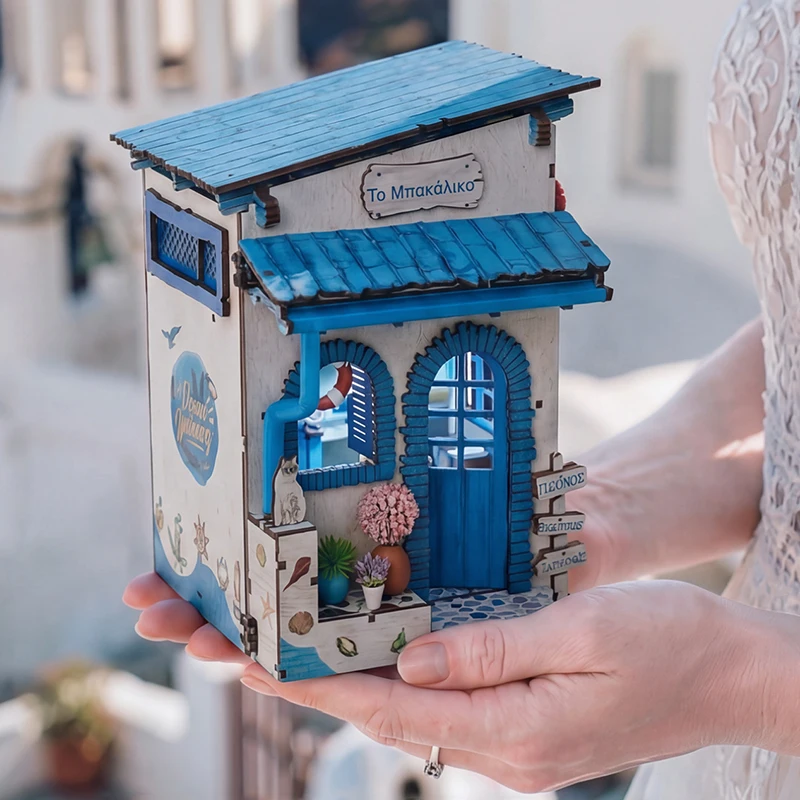 NEW DIY Wooden Beach Corner Book Nook Shelf Insert Kits Miniature Model Kit With Light Bookend for Friends Birthday Gifts
NEW DIY Wooden Beach Corner Book Nook Shelf Insert Kits Miniature Model Kit With Light Bookend for Friends Birthday Gifts