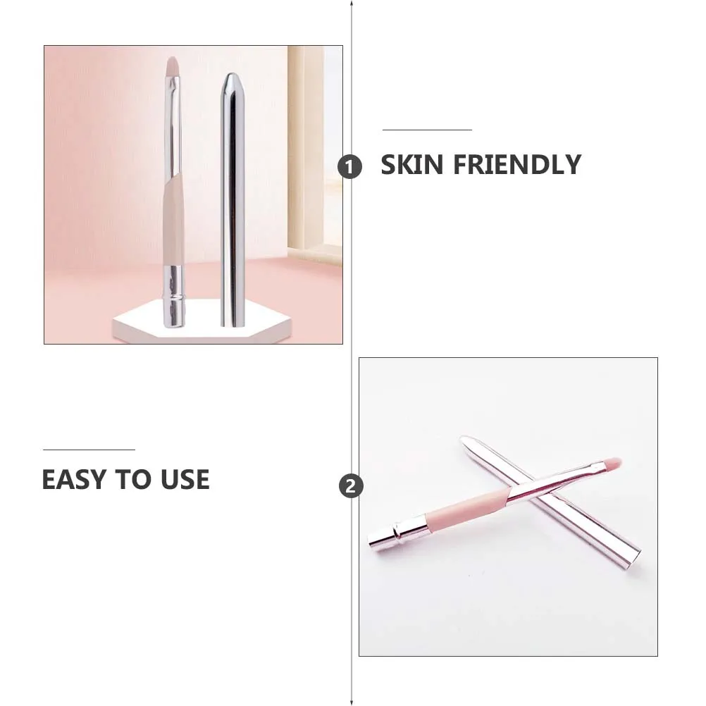 Lip Brush Applicator Light Pink Compact Travel Makeup Tool For Women Girls Lip Gloss Brush Lipstick Applicator
Lip Brush Applicator Light Pink Compact Travel Makeup Tool For Women Girls Lip Gloss Brush Lipstick Applicator