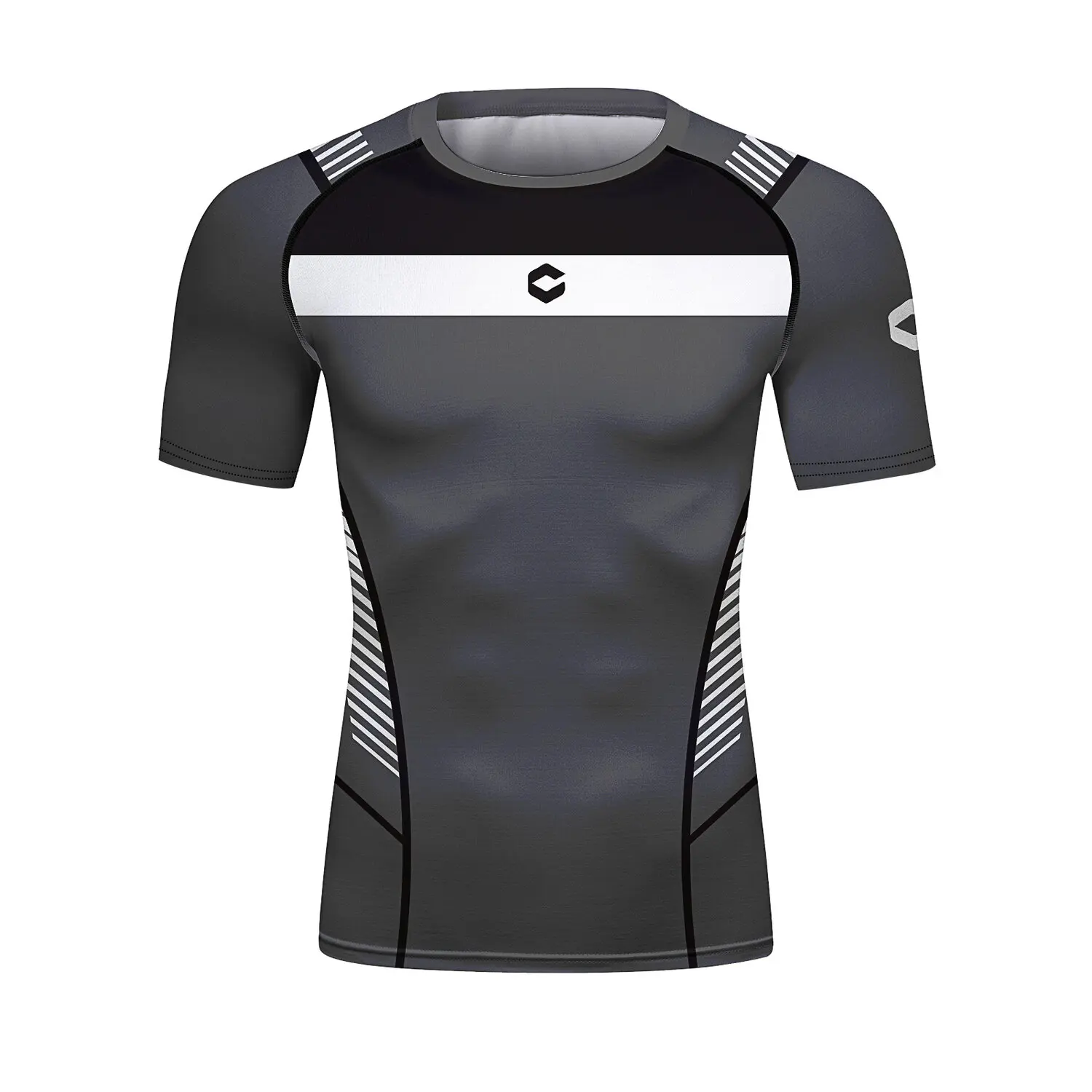 Men's Compression Shirts Short Sleeve Printing Dry Fit T Shirt Fitness Running Athletic Workout Sports Baselayer Tee (221510)
Men's Compression Shirts Short Sleeve Printing Dry Fit T Shirt Fitness Running Athletic Workout Sports Baselayer Tee (221510)