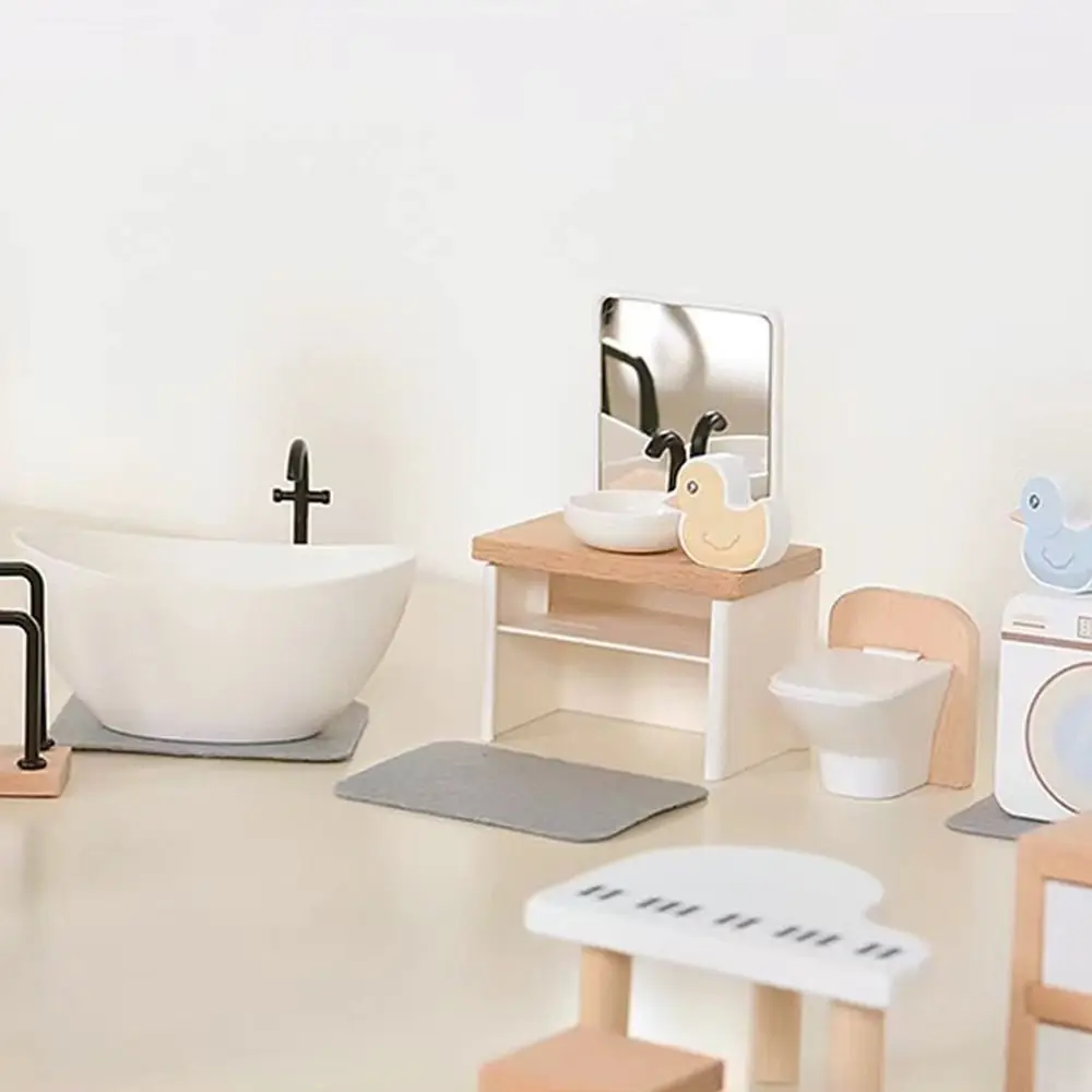 Модный деревянный кукольный домик, мини-мебель, набор украшений, абний DIY, модели для столовой, спальни, модели для кухни и детской комнаты
Модный деревянный кукольный домик, мини-мебель, набор украшений, абний DIY, модели для столовой, спальни, модели для кухни и детской комнаты