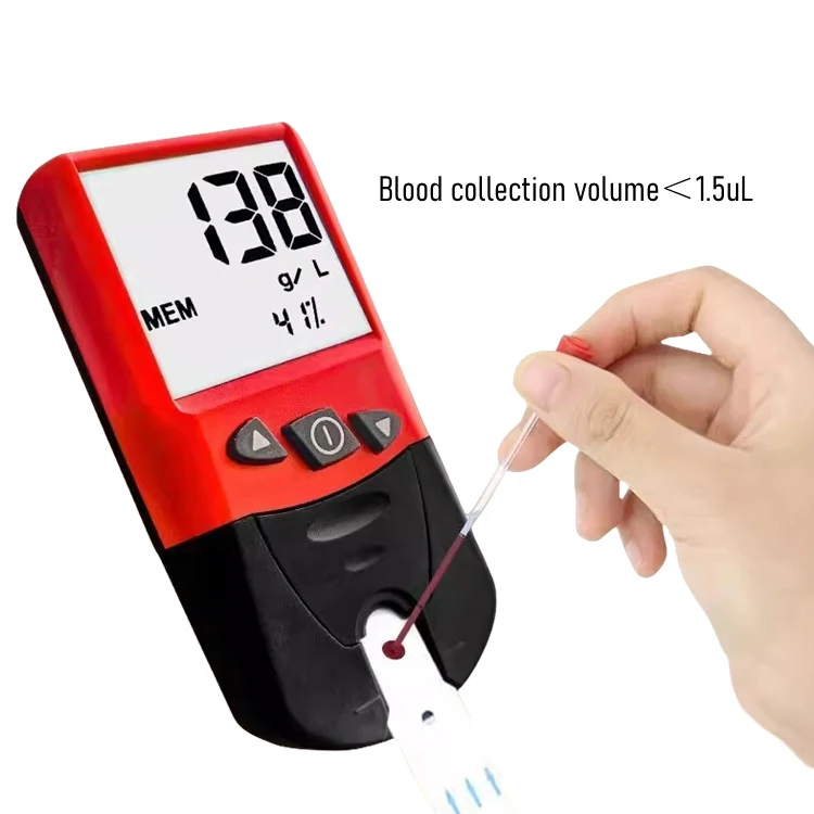 URIT Hemoglobin Analyser H12 Anemia Measurement Tester Kit Test strips (1 Machine 50 strips)
URIT Hemoglobin Analyser H12 Anemia Measurement Tester Kit Test strips (1 Machine 50 strips)