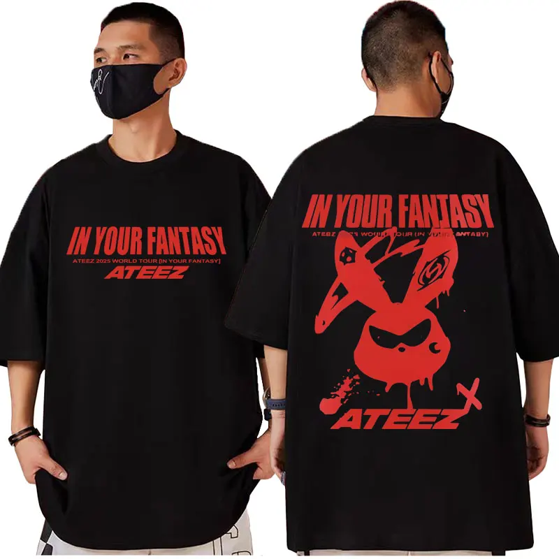 ATEEZ 2025 World Tour in Your Fantasy Graphic T Shirts Fashion Kpop Pop Music T-shirt Men's Women's Harajuku Hip Hop T-shirts
ATEEZ 2025 World Tour in Your Fantasy Graphic T Shirts Fashion Kpop Pop Music T-shirt Men's Women's Harajuku Hip Hop T-shirts
