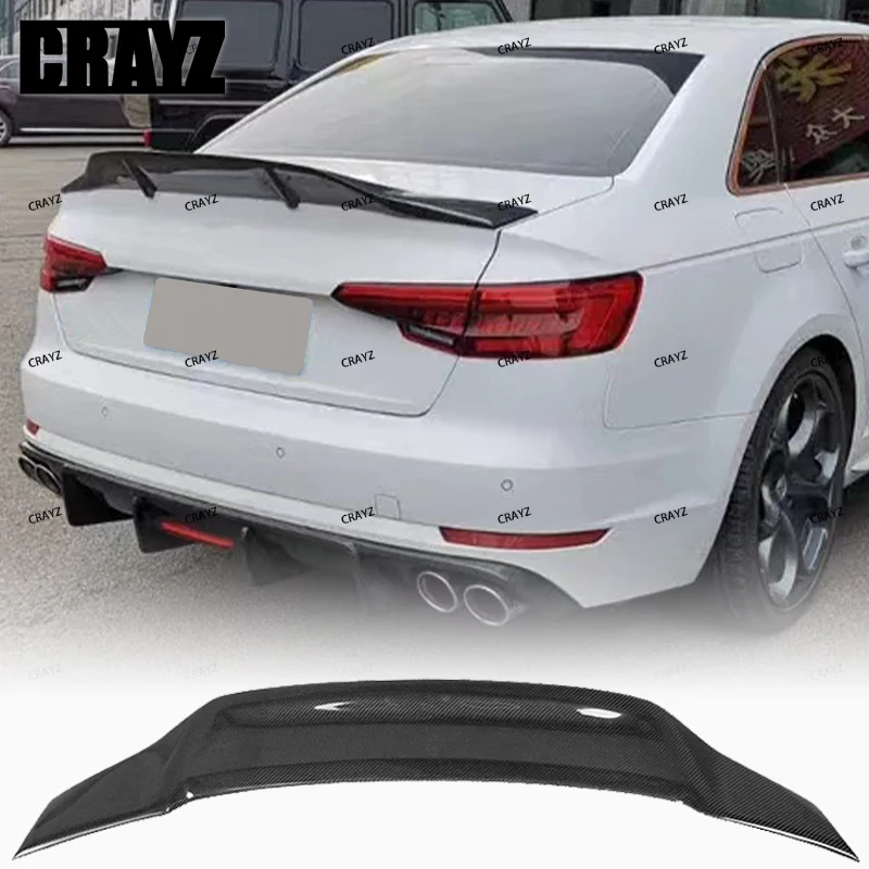 For AUDI A4/S4 B9 B9.5 Sedan GT R Style Real Carbon Fiber Rear Spoiler Trunk Wing 2017 2018 2019 2020 2021 2022 2023
For AUDI A4/S4 B9 B9.5 Sedan GT R Style Real Carbon Fiber Rear Spoiler Trunk Wing 2017 2018 2019 2020 2021 2022 2023