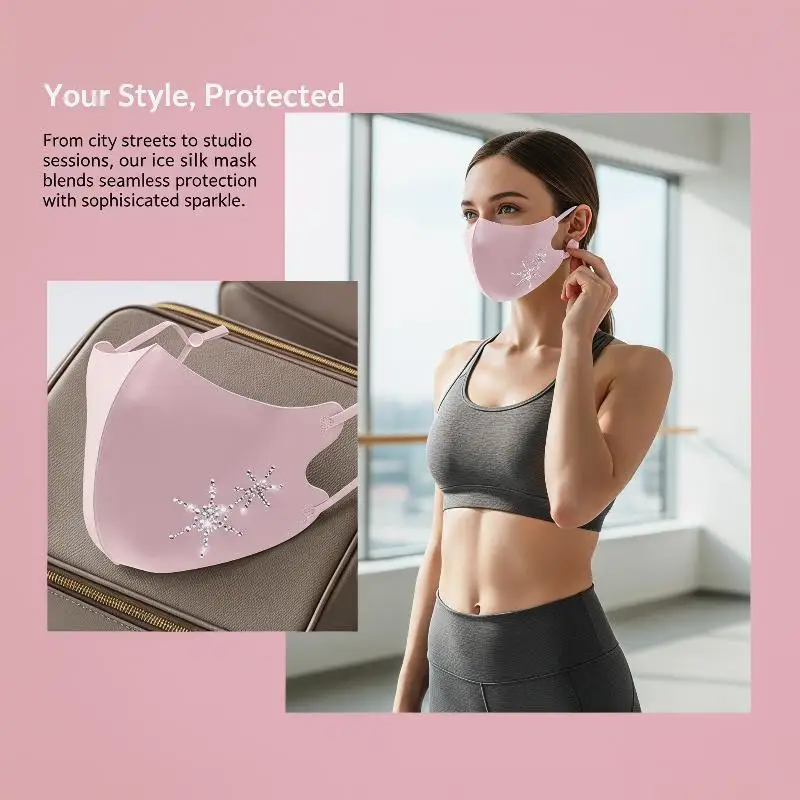 UV Shield Ice Silk Mask Breathable Comfortable Fit Traceless for All Seasons
UV Shield Ice Silk Mask Breathable Comfortable Fit Traceless for All Seasons