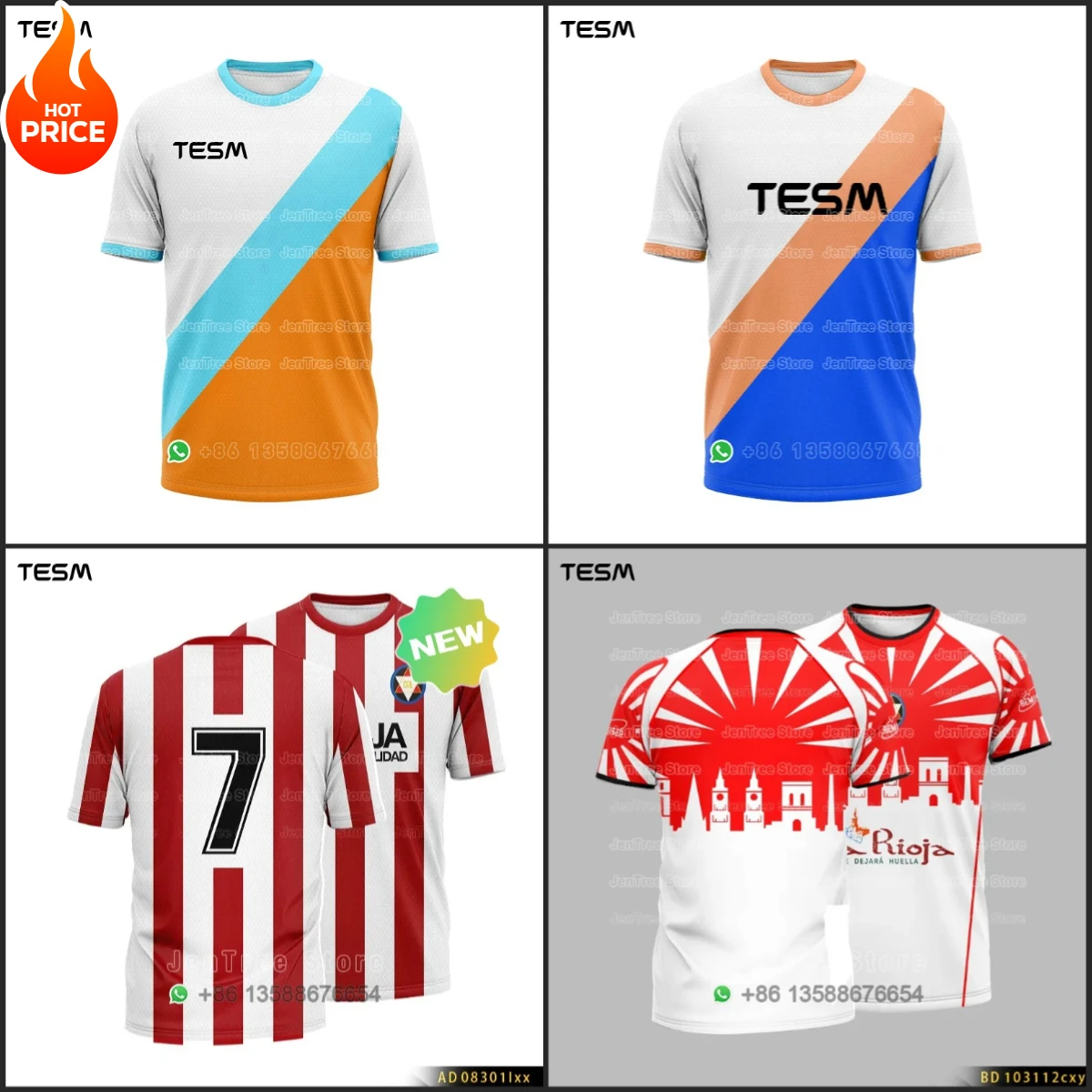 TESM Men Retro Jersey T-Shirt Women Sports Top Children Casual Short-Sleeved T-Shirt High-Definition Printing Breathable Shirt
TESM Men Retro Jersey T-Shirt Women Sports Top Children Casual Short-Sleeved T-Shirt High-Definition Printing Breathable Shirt