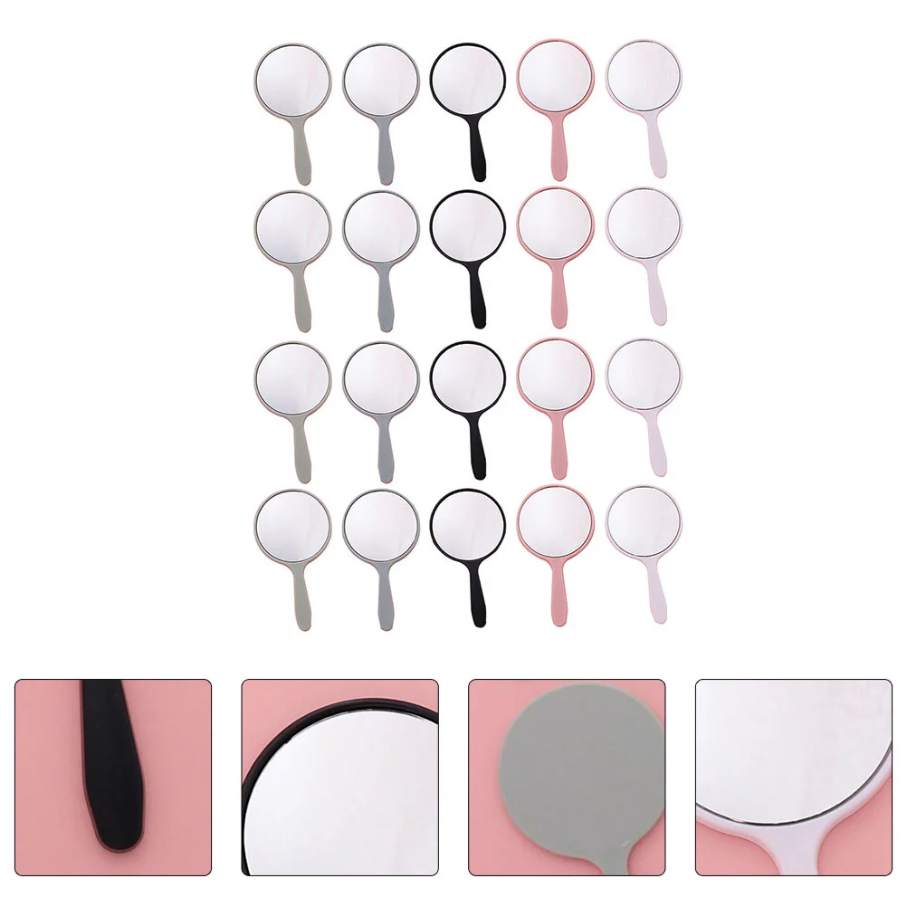 25Pcs Simple Hand Makeup Mirrors Lightweight Practical Glass Mirror for Women Travel Beauty Tool Hand Makeup Mirror 
25Pcs Simple Hand Makeup Mirrors Lightweight Practical Glass Mirror for Women Travel Beauty Tool Hand Makeup Mirror
