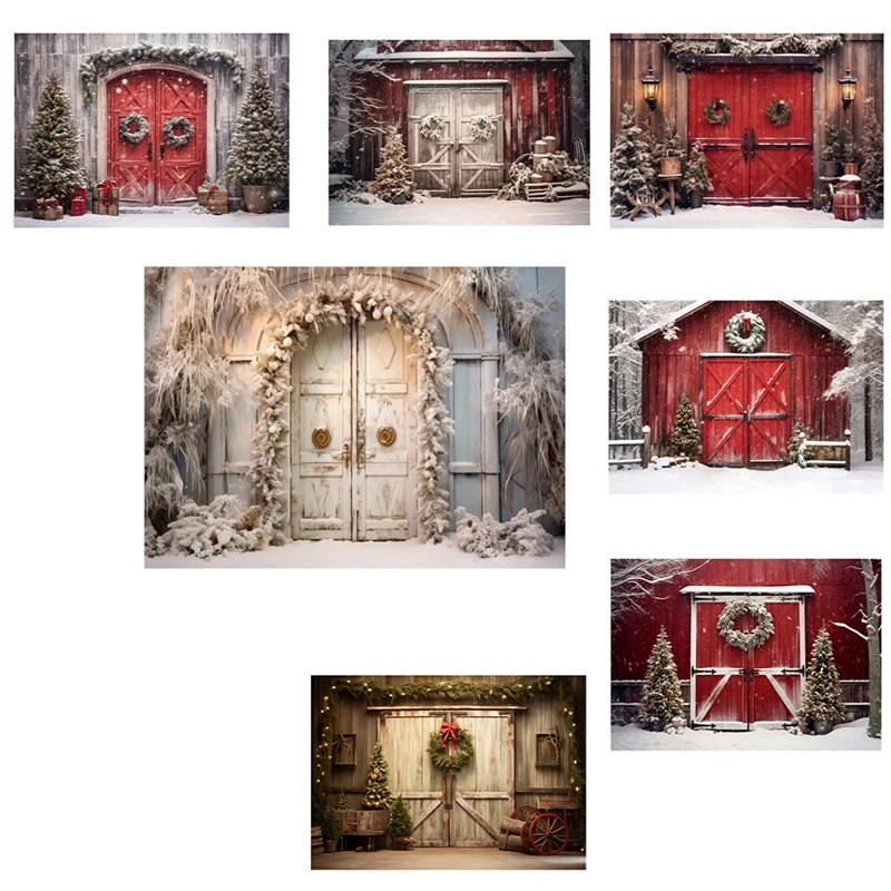210Cmx150cm Christmas Background Cloth Christmas Door Party Decoration Photo Studio Children Photography Backdrops
210Cmx150cm Christmas Background Cloth Christmas Door Party Decoration Photo Studio Children Photography Backdrops