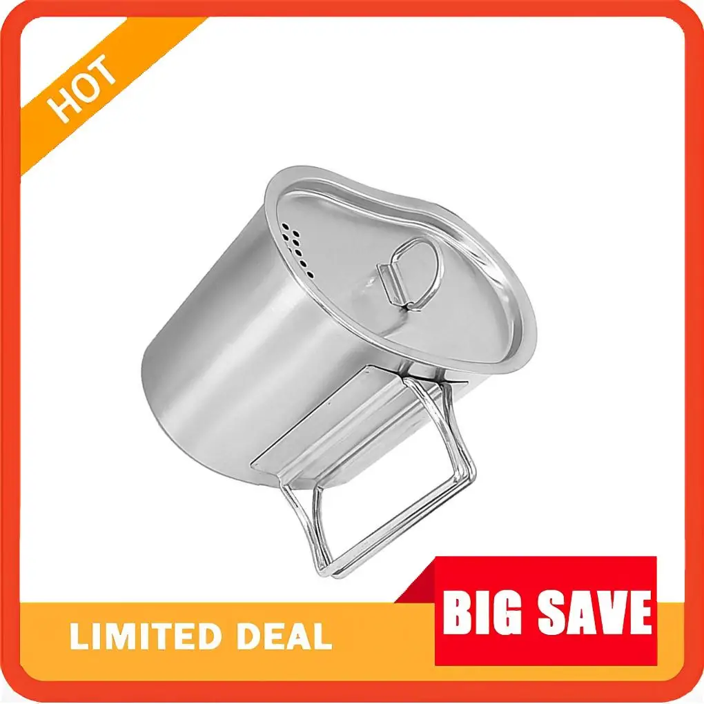 Кемпинговый горшок из нержавеющей стали, легкий кипящий горшок для пикника, путешествий, пешего туризма
Кемпинговый горшок из нержавеющей стали, легкий кипящий горшок для пикника, путешествий, пешего туризма