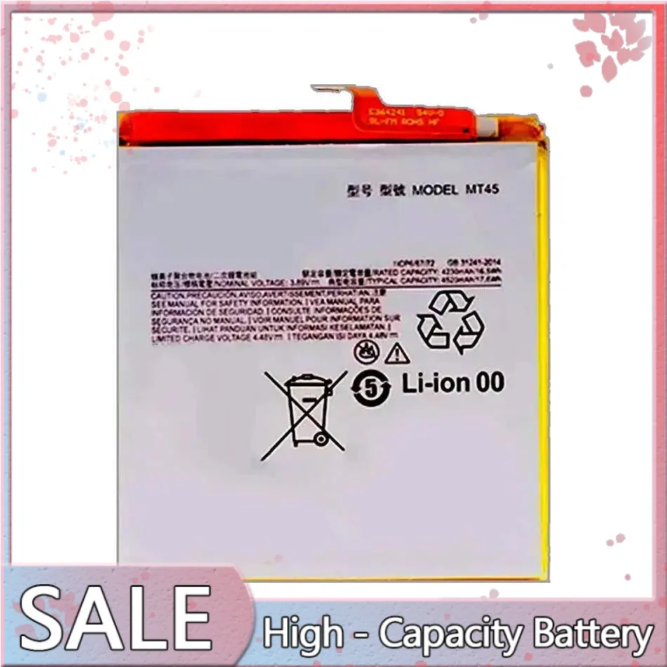4520mAh Mobile Phone Battery For Motorola Moto Edge S Pro XT2153-1 MT45 Long-Lasting Performance
4520mAh Mobile Phone Battery For Motorola Moto Edge S Pro XT2153-1 MT45 Long-Lasting Performance