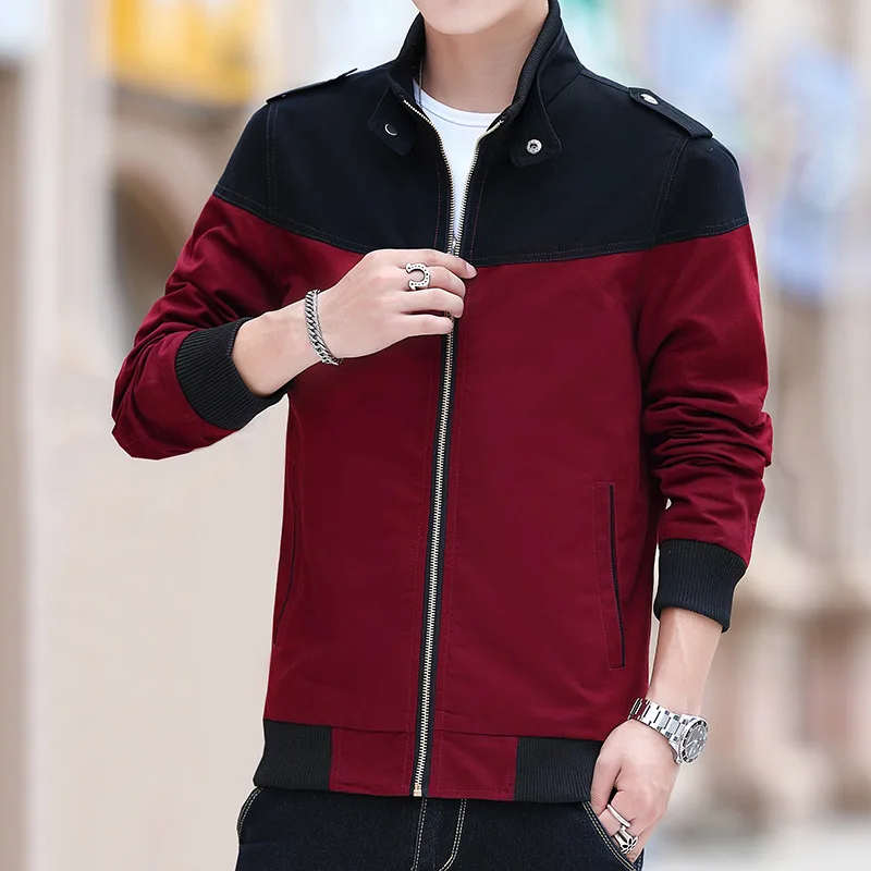 2023 Men's New Trendy Baseball Collar Multicolor Jacket Teenagers Stand Collar Casual All-Matching Loose Cotton Jacket
2023 Men's New Trendy Baseball Collar Multicolor Jacket Teenagers Stand Collar Casual All-Matching Loose Cotton Jacket