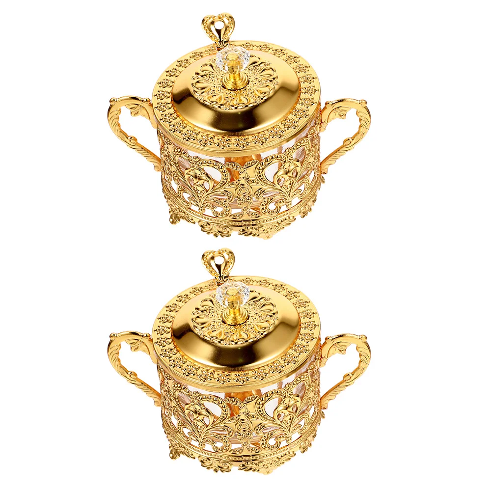 2 Pcs Sugar Bowl Spoon Food Containers Spice Jar Candy Holder Household Storage with Lid
2 Pcs Sugar Bowl Spoon Food Containers Spice Jar Candy Holder Household Storage with Lid