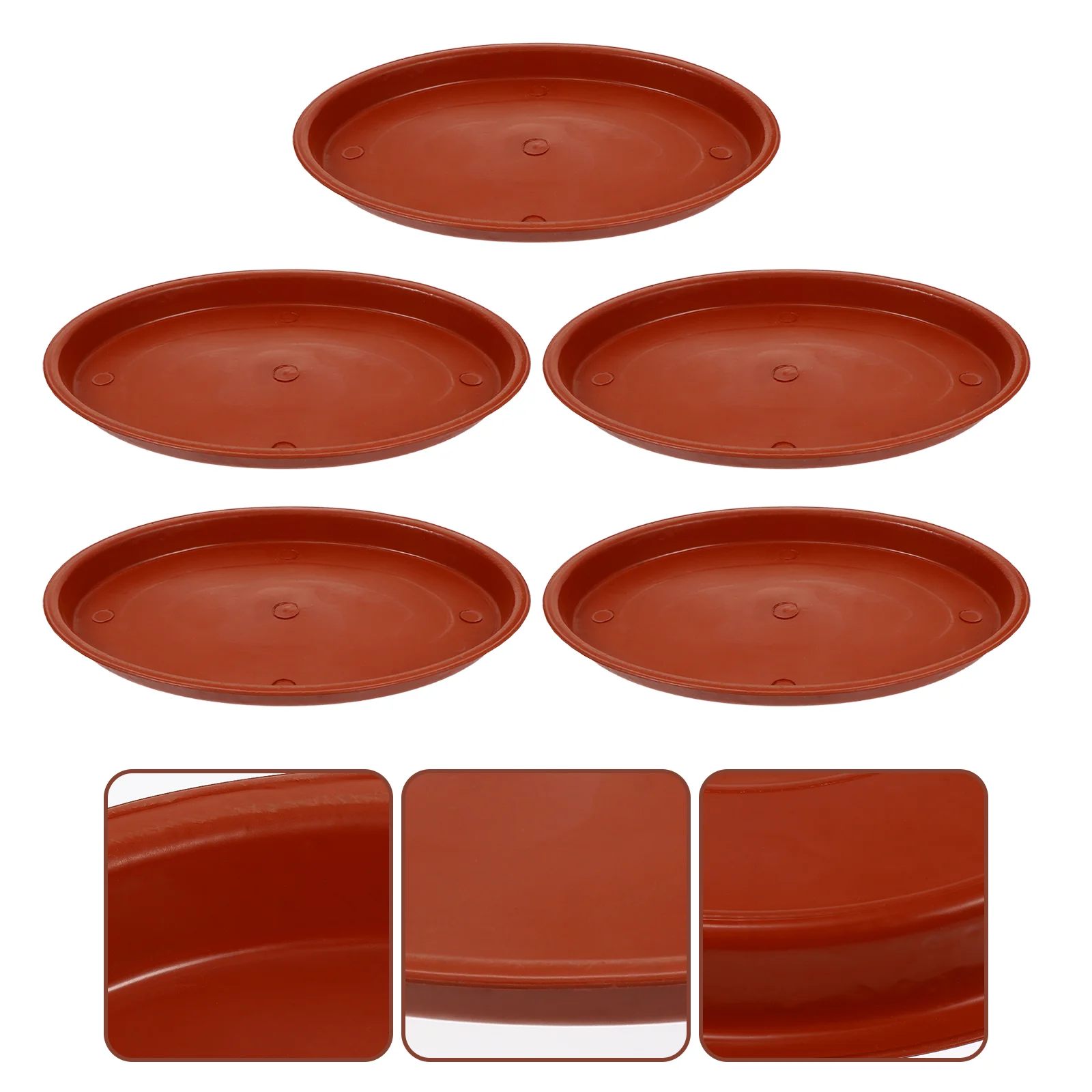 5 Pcs Flower Pot Chassis Water Tray Flowerpot Plate Plant Plastic Baseplate Square Oval
5 Pcs Flower Pot Chassis Water Tray Flowerpot Plate Plant Plastic Baseplate Square Oval