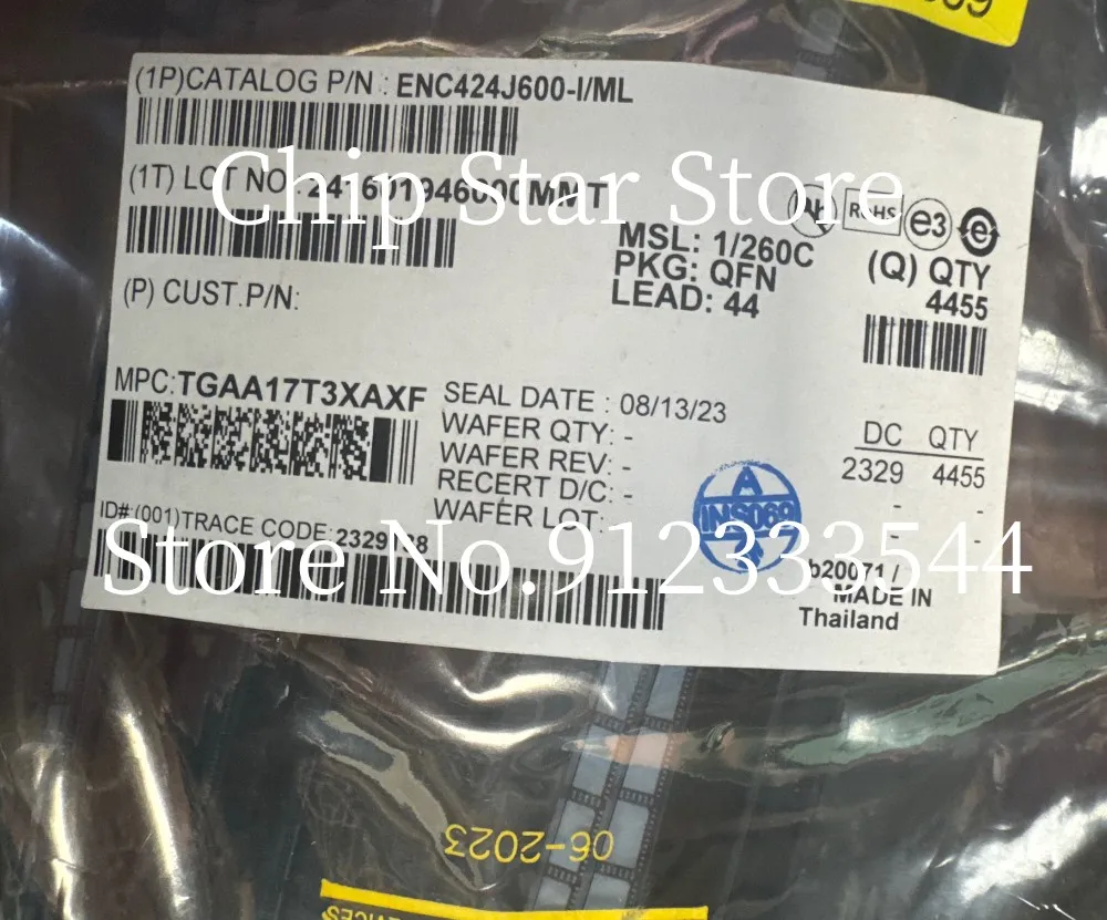 2-50pcs ENC424J600-I/ML ENC424J600T-I/ML ENC424J600 QFN44 100%New And Original
2-50pcs ENC424J600-I/ML ENC424J600T-I/ML ENC424J600 QFN44 100%New And Original