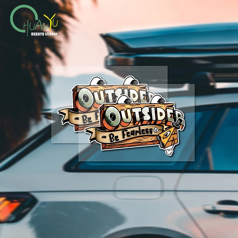 OUTSIDER Car Sticker Creative Trendy Design RV Camping Car Outdoor Style Waterproof Sticker Graffiti Car Decal
OUTSIDER Car Sticker Creative Trendy Design RV Camping Car Outdoor Style Waterproof Sticker Graffiti Car Decal