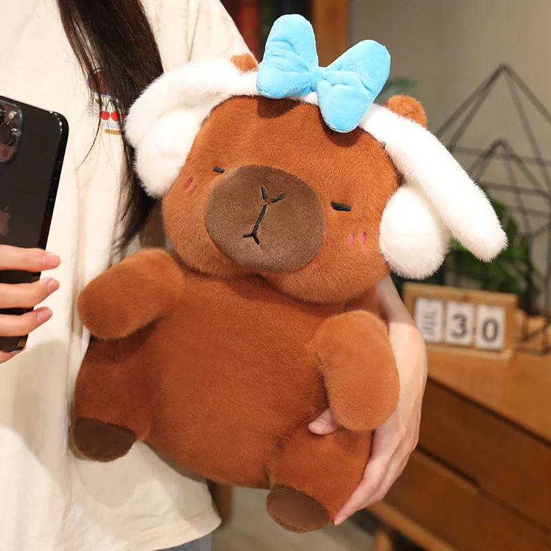 Soft Capybara with Headphones Plush Pillow Giant Cushion for Bed Sofa Office Gaming Chair Anti-Skid Base Home Decor Gift
Soft Capybara with Headphones Plush Pillow Giant Cushion for Bed Sofa Office Gaming Chair Anti-Skid Base Home Decor Gift