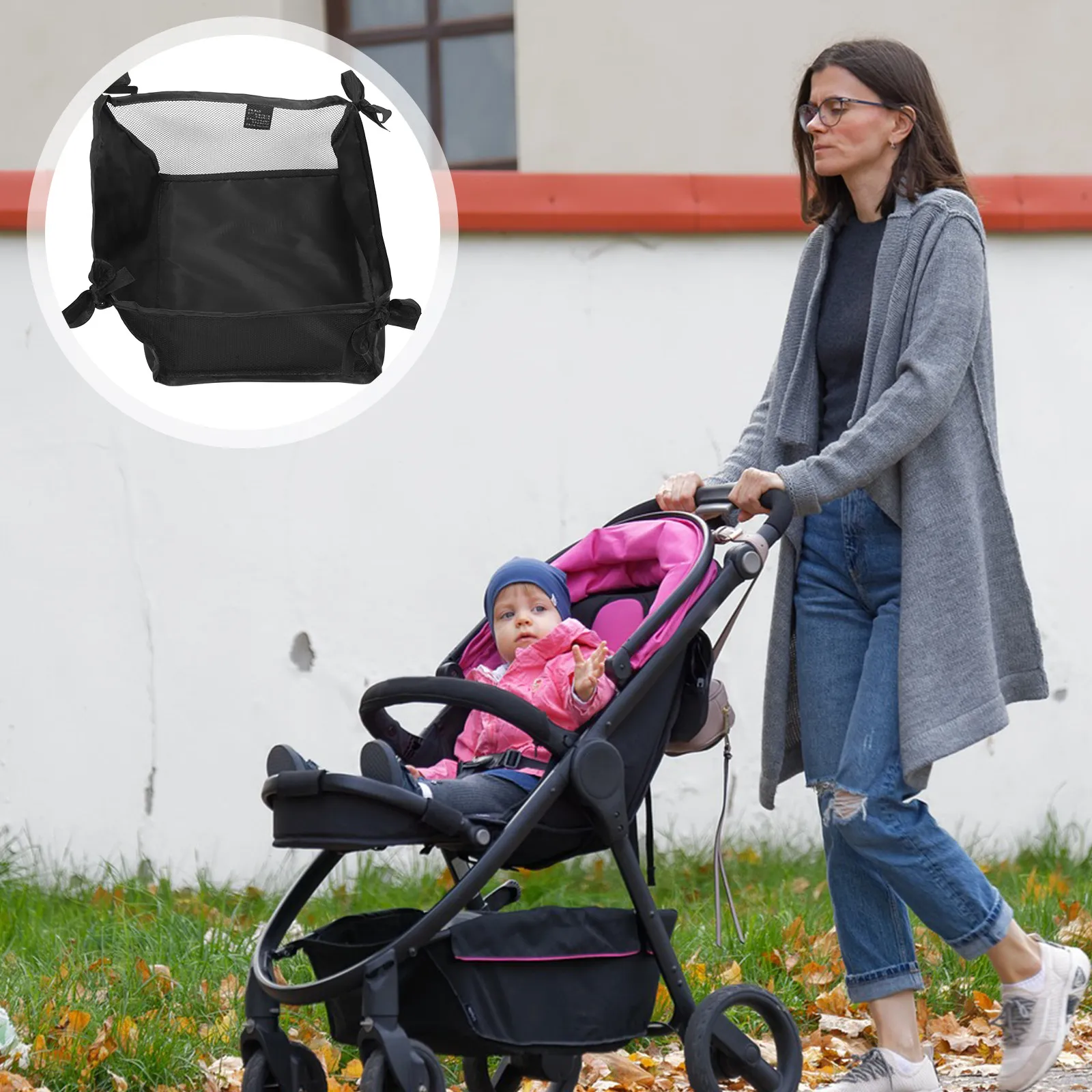 Baby Stroller Bottom Basket Lightweight Oxford Cloth Universal Stroller Storage Basket Large Capacity Organizer Bag for Cups
Baby Stroller Bottom Basket Lightweight Oxford Cloth Universal Stroller Storage Basket Large Capacity Organizer Bag for Cups