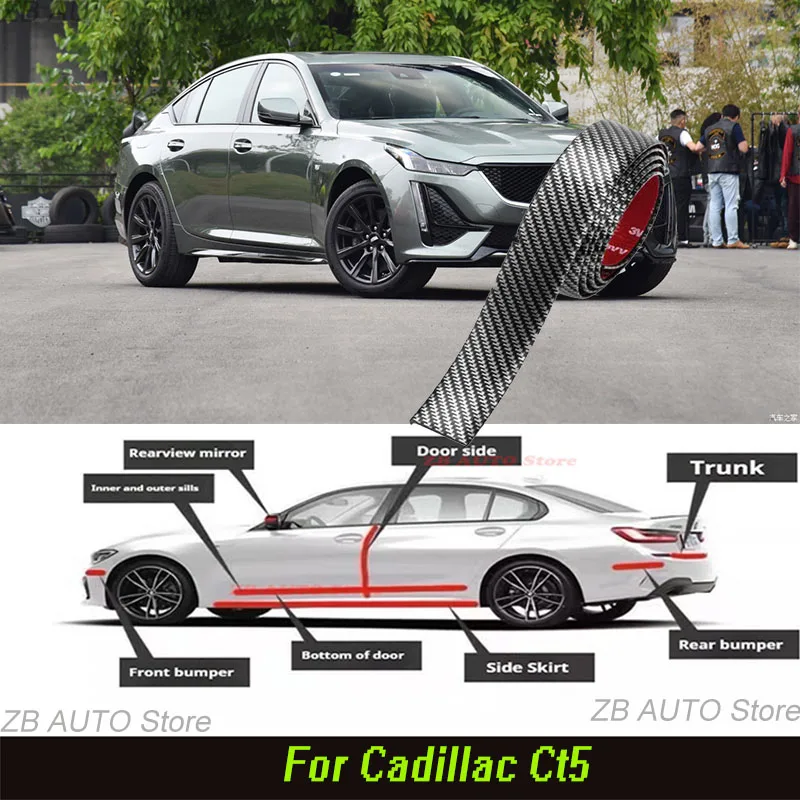 For Cadillac Ct5 Strong adhesive bumper strip, front and rear lip side skirts, collision and scratch resistant, suitable
For Cadillac Ct5 Strong adhesive bumper strip, front and rear lip side skirts, collision and scratch resistant, suitable