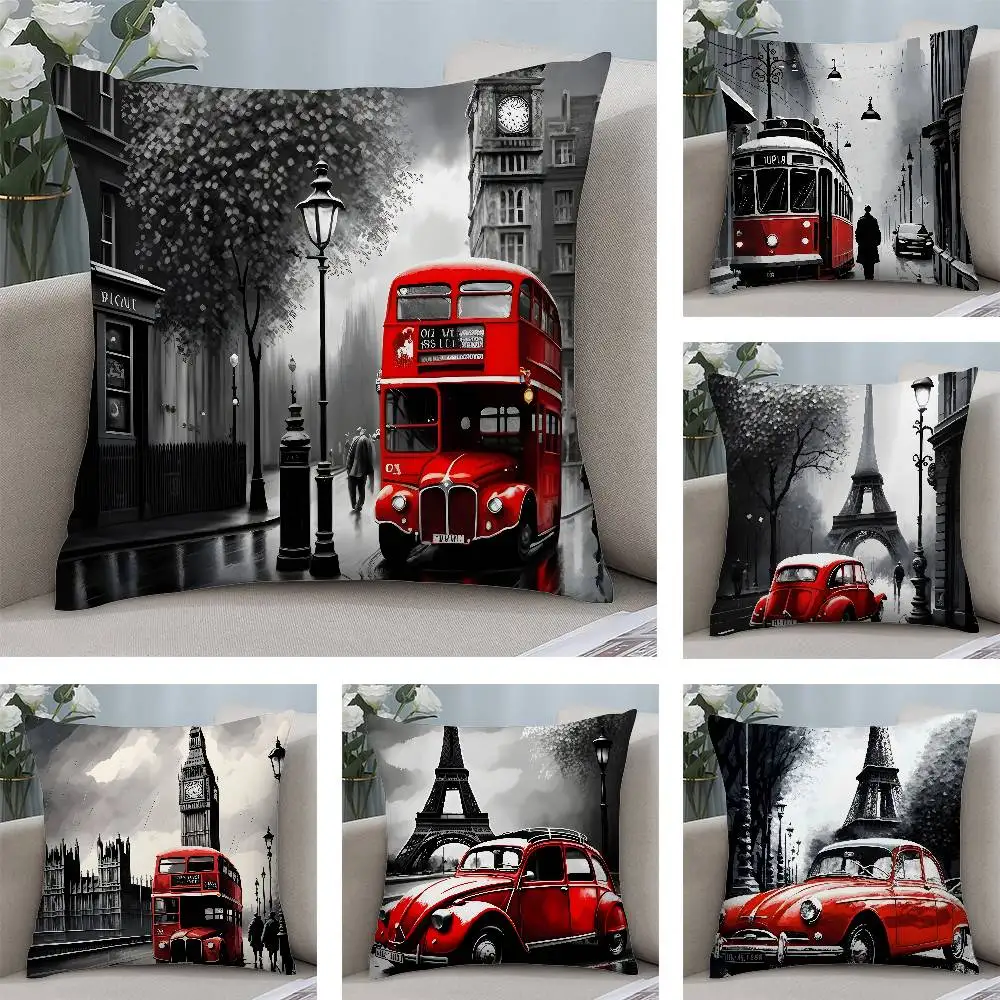 Urban Bus Car London Sreet Eiffel Tower Pillow Case Plush Fabric Soft Pillowcase Double Sided Print Cushion Cover Gifts
Urban Bus Car London Sreet Eiffel Tower Pillow Case Plush Fabric Soft Pillowcase Double Sided Print Cushion Cover Gifts