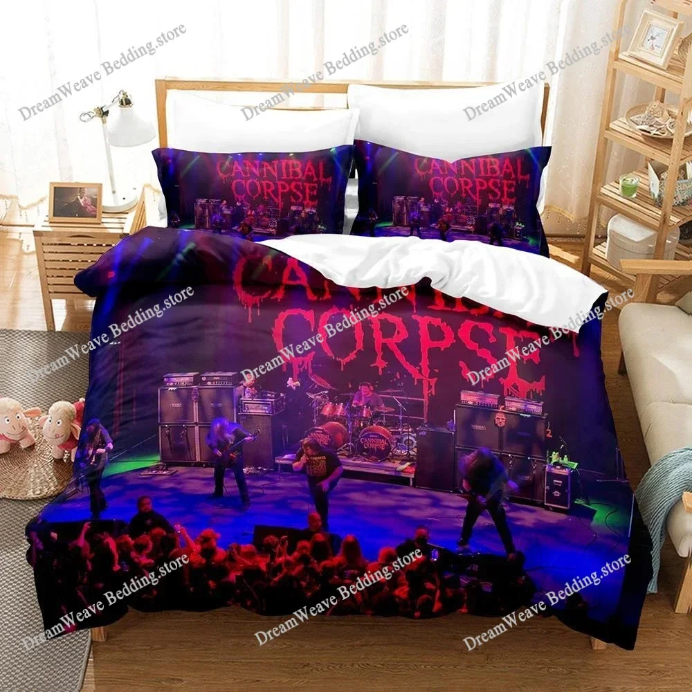 CANNIBAL CORPSE Single Double 3D Printed Bedding Set for Boys Bedroom Queen King Size Duvet Cover Bed Set Quilt Cover Pillowcase
CANNIBAL CORPSE Single Double 3D Printed Bedding Set for Boys Bedroom Queen King Size Duvet Cover Bed Set Quilt Cover Pillowcase