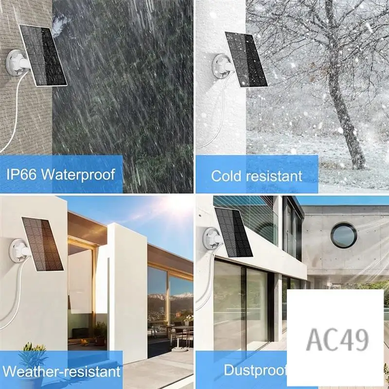 C9-солнечная панель 5 В для зарядки кольцевого прожектора Cam и Ring Stick Up Cam Порт DC3.5X1.35
C9-солнечная панель 5 В для зарядки кольцевого прожектора Cam и Ring Stick Up Cam Порт DC3.5X1.35