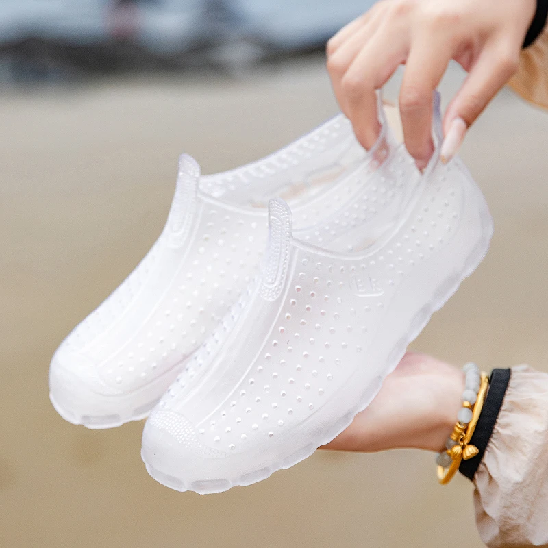 Unisex Transparent Hole Hole Summer Beach Shoes Anti-Slip Waterproof Odor-Resistant Stream Trekking Sandals Soft Bottom Flip ...
Unisex Transparent Hole Hole Summer Beach Shoes Anti-Slip Waterproof Odor-Resistant Stream Trekking Sandals Soft Bottom Flip ...