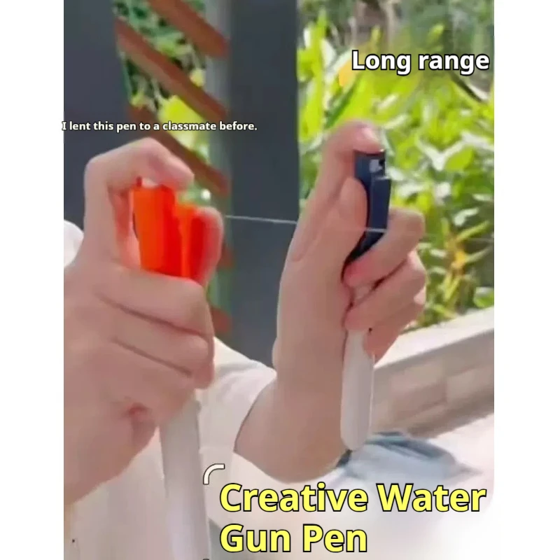 Generic Creative Water Gun Pen Click Pen Quick Dry Aesthetic Long Range Summer Cooling Funny Tricking Toy For Students
Generic Creative Water Gun Pen Click Pen Quick Dry Aesthetic Long Range Summer Cooling Funny Tricking Toy For Students