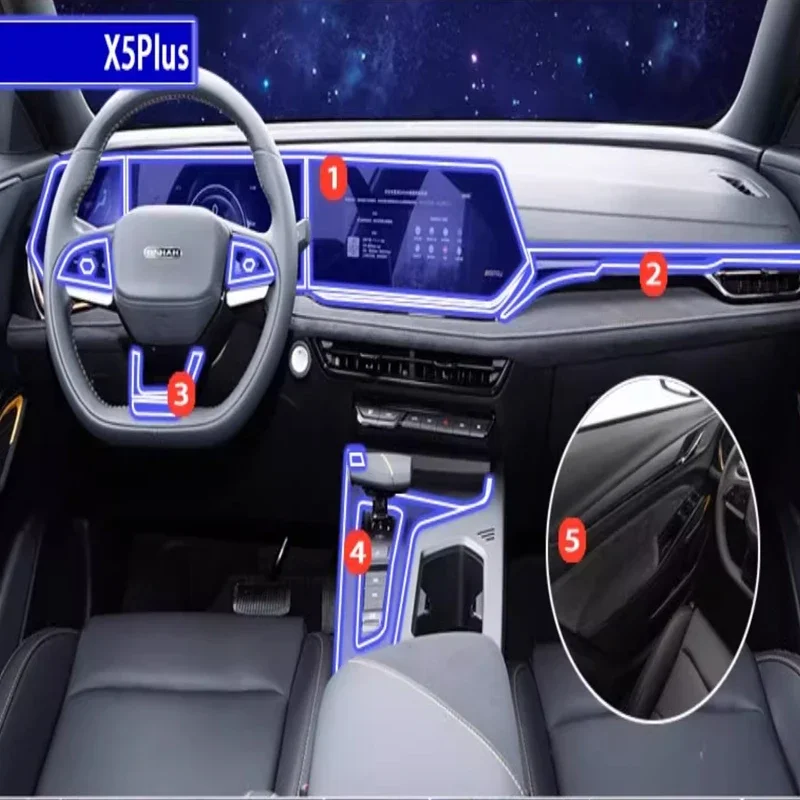 For changan X5 plus 2025 TPU Transparent Protector Film Car Interior Sticker Gear Navigator Center Console Gear Car Accessories
For changan X5 plus 2025 TPU Transparent Protector Film Car Interior Sticker Gear Navigator Center Console Gear Car Accessories