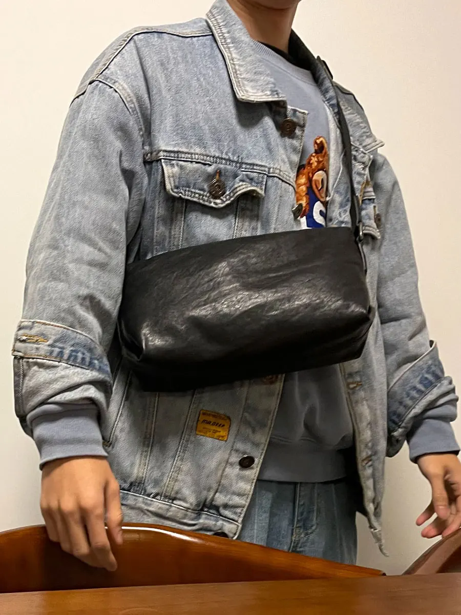 simple luxury genuine leather men's black crossbody bag outdoor casual travel designer handmade real cow leather shoulder bag
simple luxury genuine leather men's black crossbody bag outdoor casual travel designer handmade real cow leather shoulder bag