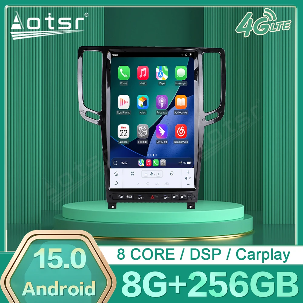 14.5 “Android 13 CarPlay Car Radio For Infiniti G Series 2007- 2016 Touch Screen Multimedia Player Auto 4G SIM LTE GPS Navi
14.5 “Android 13 CarPlay Car Radio For Infiniti G Series 2007- 2016 Touch Screen Multimedia Player Auto 4G SIM LTE GPS Navi