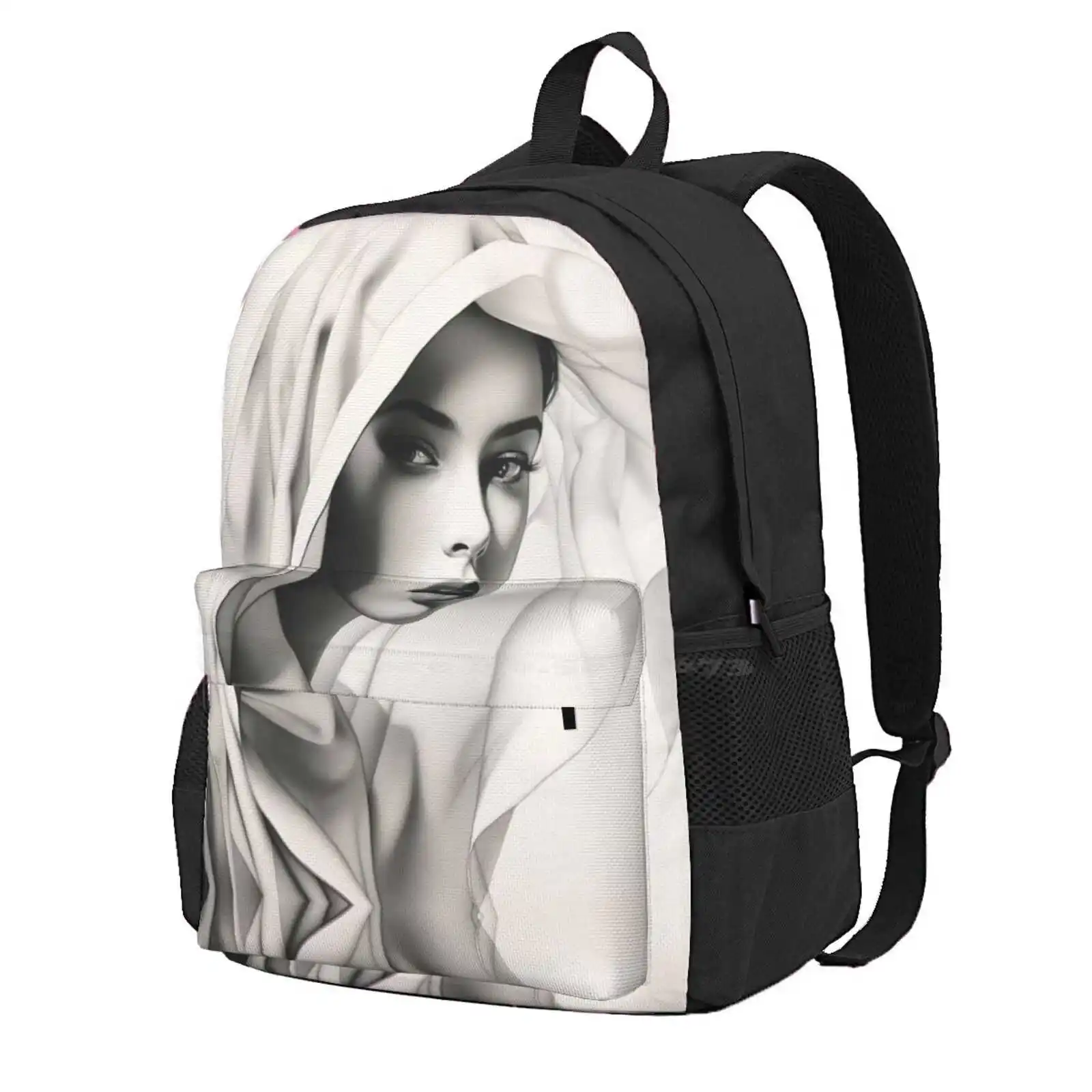 Elegant Black And White Woman With A White Veil Hot Sale Schoolbag Backpack Fashion Bags Woman Elegance Black And White White
Elegant Black And White Woman With A White Veil Hot Sale Schoolbag Backpack Fashion Bags Woman Elegance Black And White White