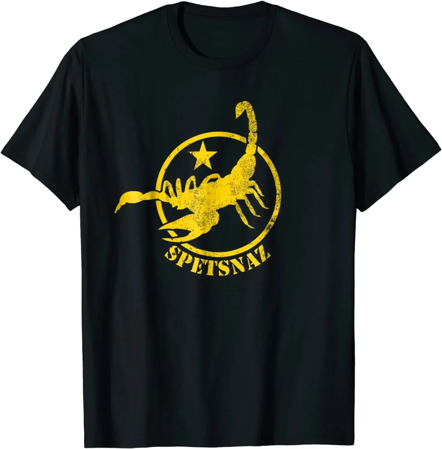 Russian Spetsnaz Scorpion Symbol Special Forces T-Shirt 100% Cotton O-Neck Summer Short Sleeve Casual Mens T-shirt Size S-3XL
Russian Spetsnaz Scorpion Symbol Special Forces T-Shirt 100% Cotton O-Neck Summer Short Sleeve Casual Mens T-shirt Size S-3XL