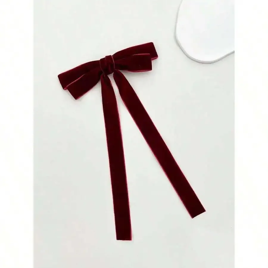 Burgundy Velvet Bow Hair Clip For Women Casual Barrette Duckbill Claw
Burgundy Velvet Bow Hair Clip For Women Casual Barrette Duckbill Claw