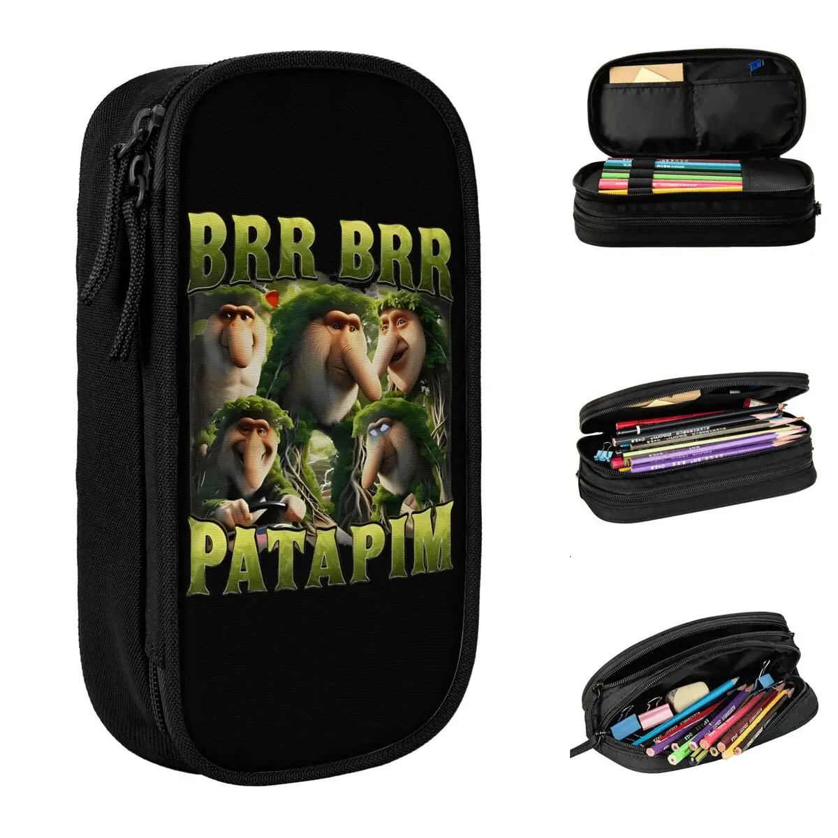 Patapim Funny Italian Brainrot Meme Humor Pencil Case New Pen Box Bags for Student Big Capacity Office Zipper Pencilcases
Patapim Funny Italian Brainrot Meme Humor Pencil Case New Pen Box Bags for Student Big Capacity Office Zipper Pencilcases