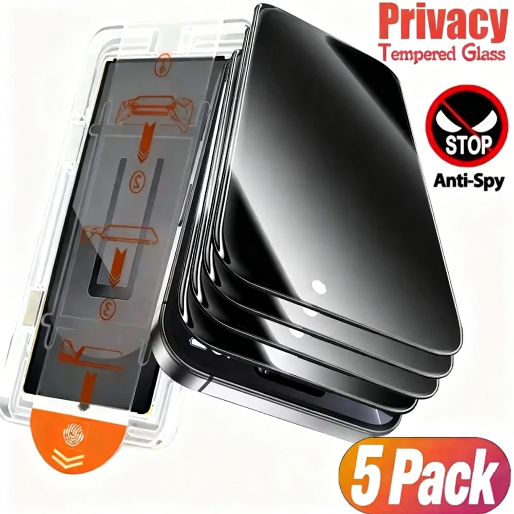 5Pcs Dust free Install Privacy Tempered Glass For iPhone 17e 17 Pro Max Air 16 15 14 13 11 12 16 Plus 6 7 8Plus Screen Protector
5Pcs Dust free Install Privacy Tempered Glass For iPhone 17e 17 Pro Max Air 16 15 14 13 11 12 16 Plus 6 7 8Plus Screen Protector
