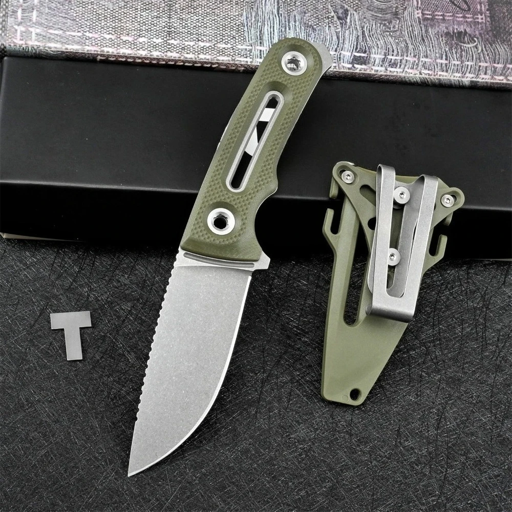 FX Portable Fixed Blade Knife 8Cr13Mov Blade with Kydex Sheath Outdoor Hunting Knife for Hiking Fishing Everyday Carry
FX Portable Fixed Blade Knife 8Cr13Mov Blade with Kydex Sheath Outdoor Hunting Knife for Hiking Fishing Everyday Carry