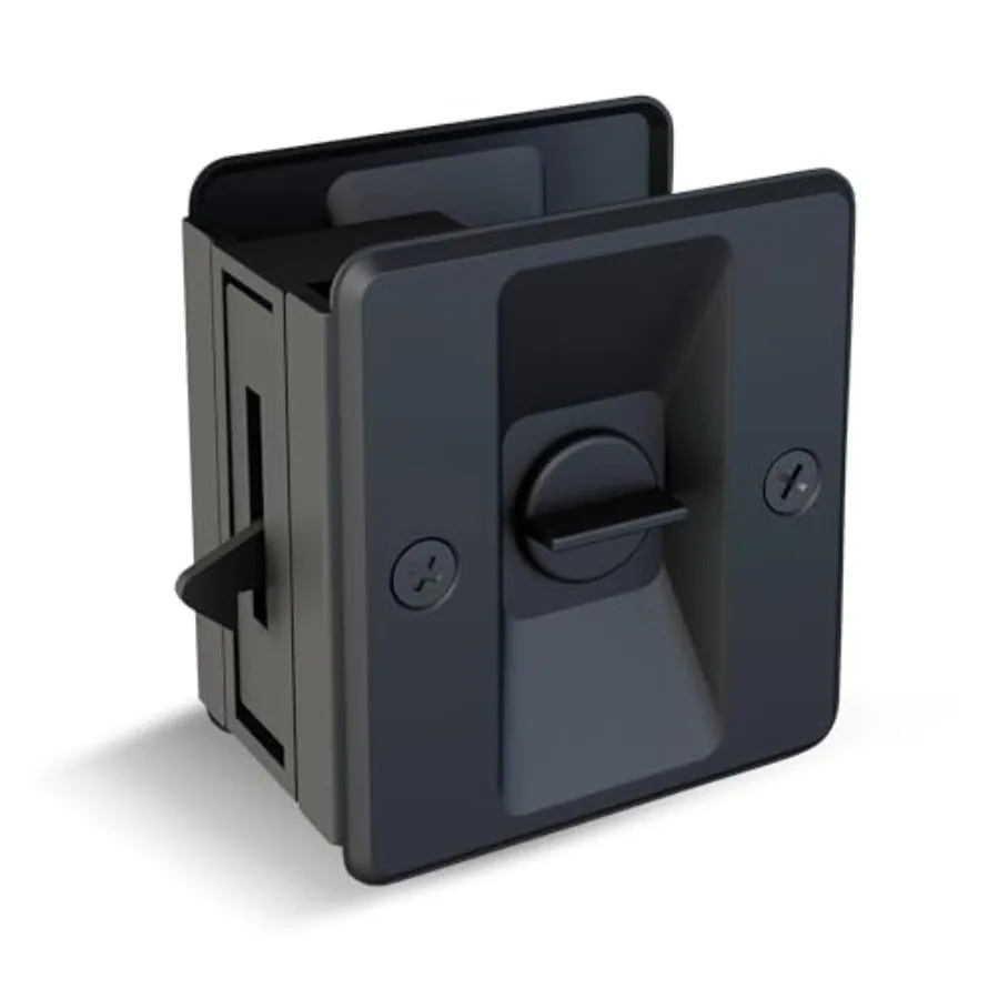 Privacy Pocket Door Lock with Pull, Install Quickly and Easily, Replace Old or Damaged Sliding Door Locks, 2-23/32"x2-1/2, for
Privacy Pocket Door Lock with Pull, Install Quickly and Easily, Replace Old or Damaged Sliding Door Locks, 2-23/32"x2-1/2, for