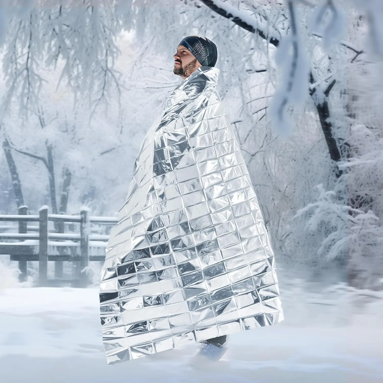 Emergency Mylar Thermal Blankets, Survival & Camping Blankets, Ideal for Outdoors, Hiking, Marathons & First Aid
Emergency Mylar Thermal Blankets, Survival & Camping Blankets, Ideal for Outdoors, Hiking, Marathons & First Aid