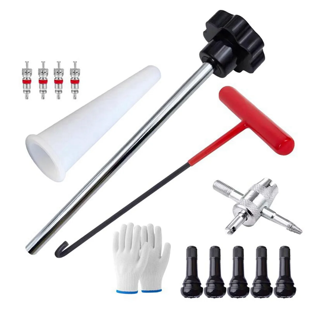 A48M-Professional Quick Change Tire Valve Tool Kit Valve Stem Tire Valve Stem for TR413 Valve Replacement and Installation Tool
A48M-Professional Quick Change Tire Valve Tool Kit Valve Stem Tire Valve Stem for TR413 Valve Replacement and Installation Tool